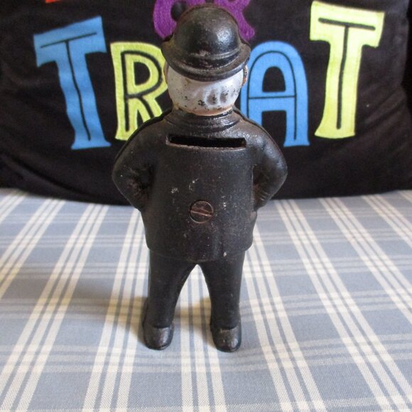 Cast Iron A C‎ Williams Business Man in Suit Bank Collector - Picture 2 of 7